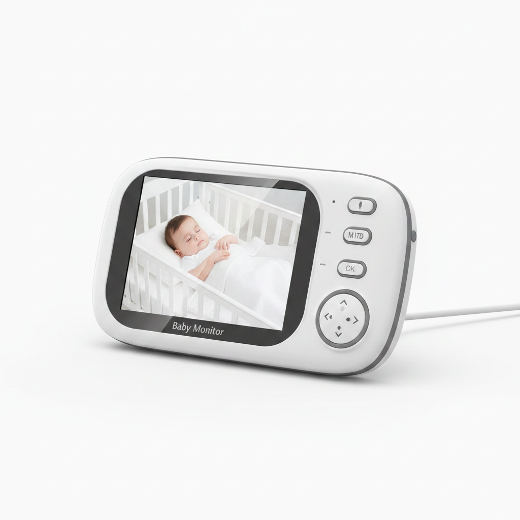 Baby Monitor with Camera & 3.5" Display | No Wi-Fi | Night Vision | 2-Way Audio
